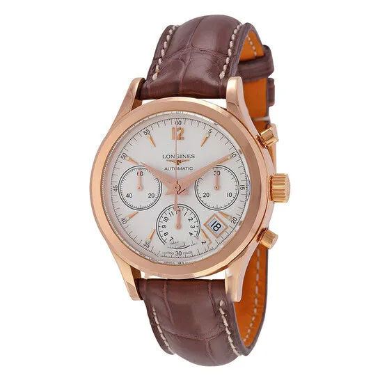 Earrings JMS always Original Longines Heritage Automatic Chronograph Silver Dial 18kt Rose Gold Brown Leather Mens Watch L27428762 Earrings JMS always Original Longines Heritage Automatic Chronograph Silver Dial 18kt Rose Gold Brown Leather Mens Watch L27428762