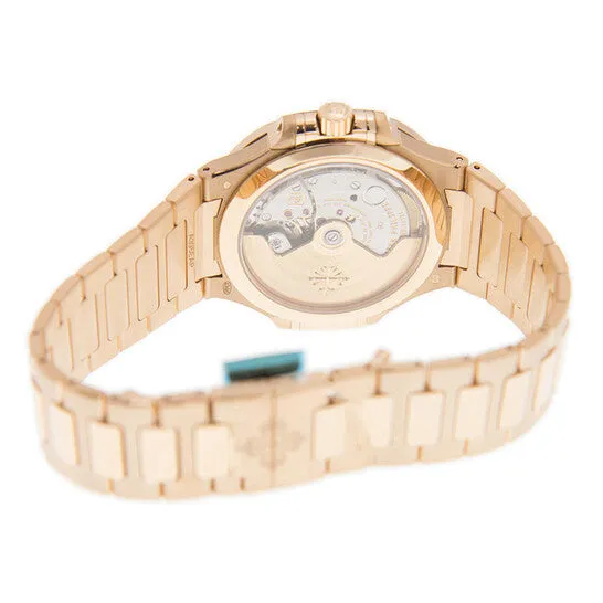 Earrings Original Patek Philippe Nautilus 18kt Rose Gold Automatic Silver Dial Ladies Watch 71181R001 JMS always