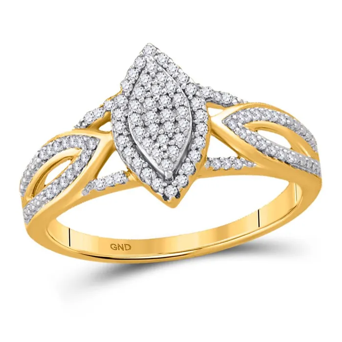 gndatlanta 10k Yellow Gold Round Diamond Oval Bridal Engagement Ring 14 Cttw Rings gndatlanta 10k Yellow Gold Round Diamond Oval Bridal Engagement Ring 14 Cttw Rings