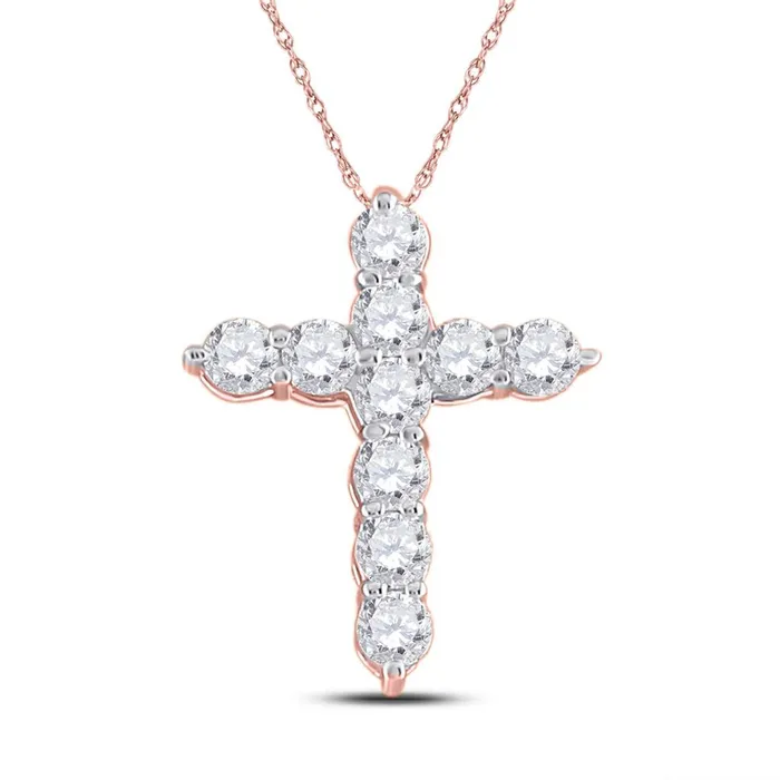 gndatlanta Necklaces 14CTDiamond CROSS PENDANT
