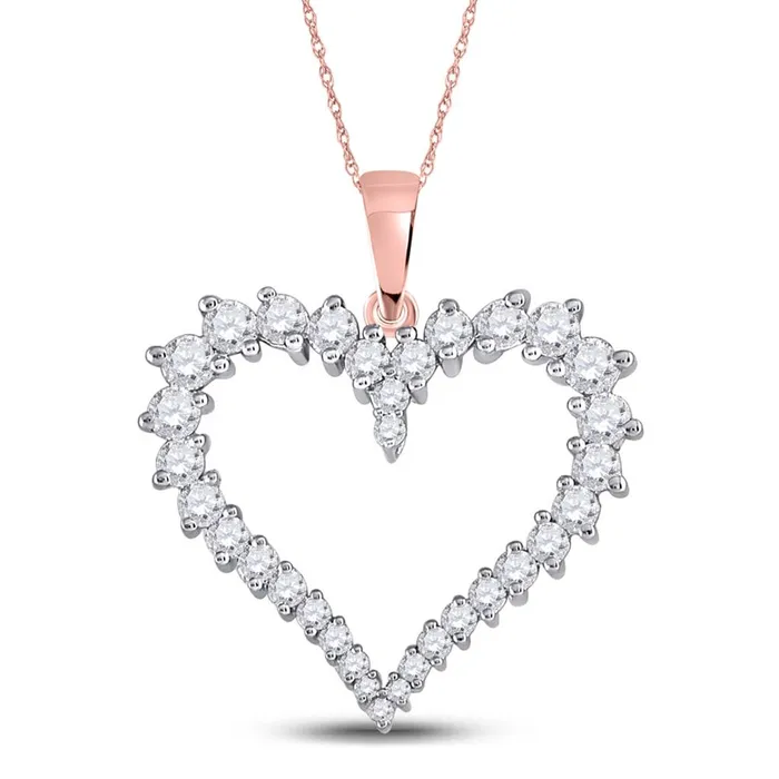 gndatlanta Necklaces 34CTWDiamond HEART PENDANT