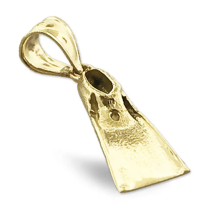 Goldia 14K Gold Snorkel Fin Charm Charm Necklaces