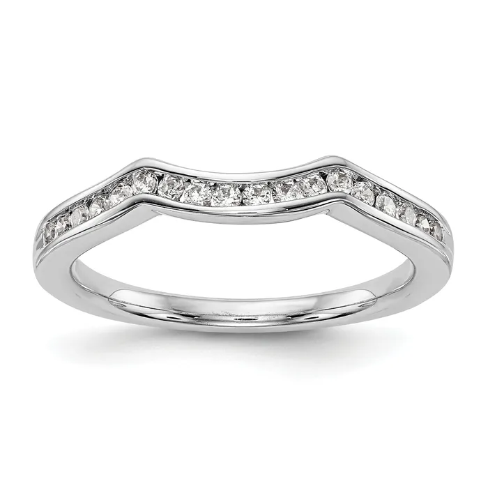 Goldia 14k White Gold 15 Ct Lab Grown Diamond VSSI G Wedding Band Ring Rings Goldia 14k White Gold 15 Ct Lab Grown Diamond VSSI G Wedding Band Ring Rings