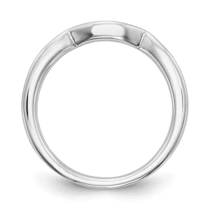 Goldia 14k White Gold 15 Ct Lab Grown Diamond VSSI G Wedding Band Ring Rings