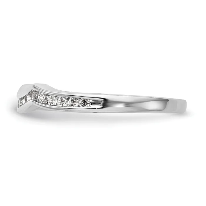 Goldia 14k White Gold 15 Ct Lab Grown Diamond VSSI G Wedding Band Ring Rings