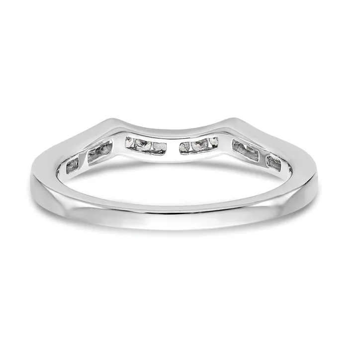 Goldia 14k White Gold 15 Ct Lab Grown Diamond VSSI G Wedding Band Ring Rings