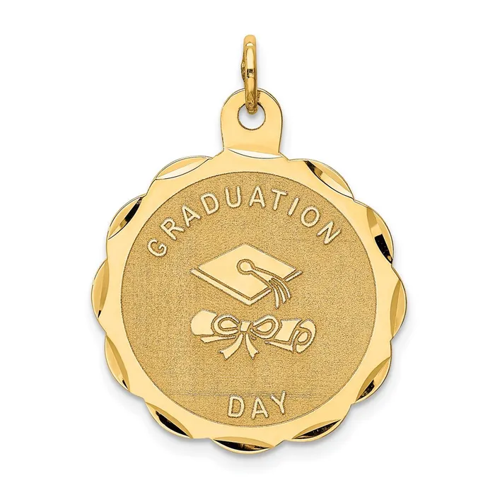 Goldia 14k Yellow Gold GRADUATION DAY with Diploma Charm Charm Necklaces Goldia 14k Yellow Gold GRADUATION DAY with Diploma Charm Charm Necklaces