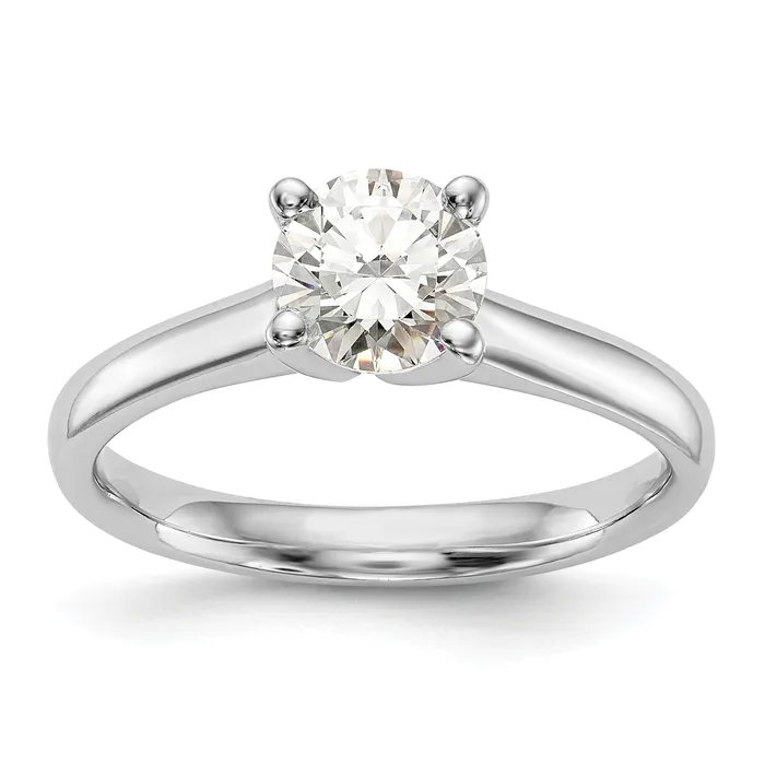 Goldia 200ct CZ Solid Real 14k White Gold Solitaire Engagement Ring Rings Goldia 200ct CZ Solid Real 14k White Gold Solitaire Engagement Ring Rings