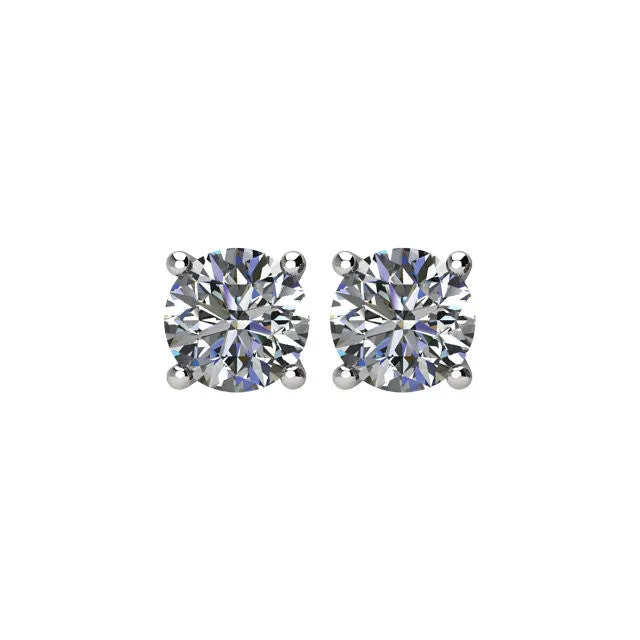 Goldia 34 CTW Diamond Threaded Post Stud Earrings Earrings