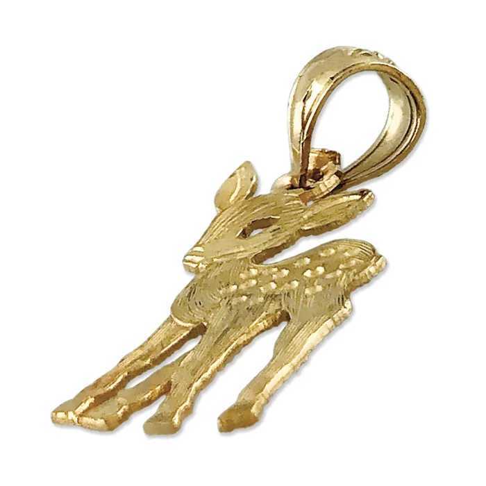 Goldia Charm Necklaces 14K Gold Bambi Charm
