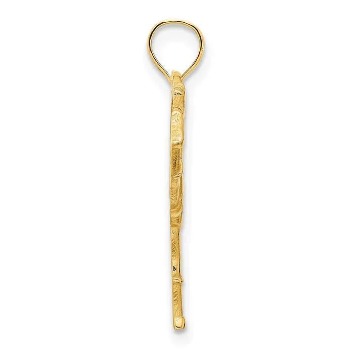 Goldia Charm Necklaces 14k Yellow Goldy Cheerleader Charm