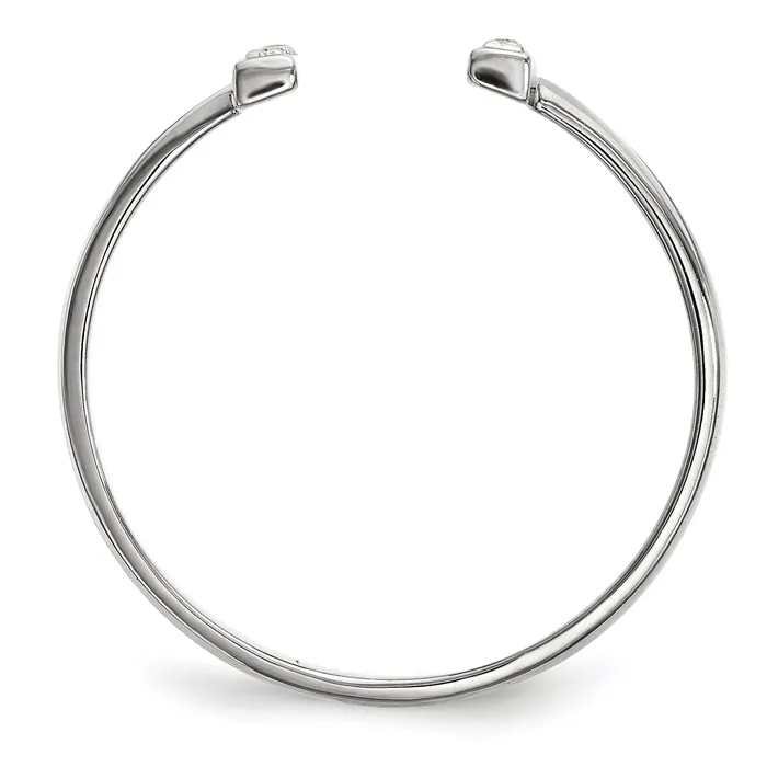 Goldiacom Rings 14kw Diamond Double Bar Ring
