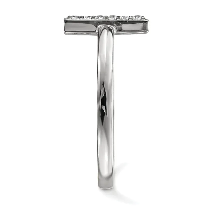 Goldiacom Rings 14kw Diamond Double Bar Ring