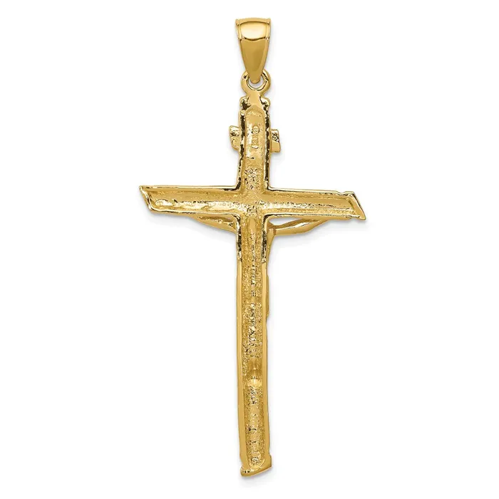 Goldia PreStyled Sets 14k Yellow Gold INRI Crucifix Pendant