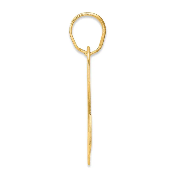 Goldia PreStyled Sets 14k Yellow Gold Polished Block Number 92 Pendant