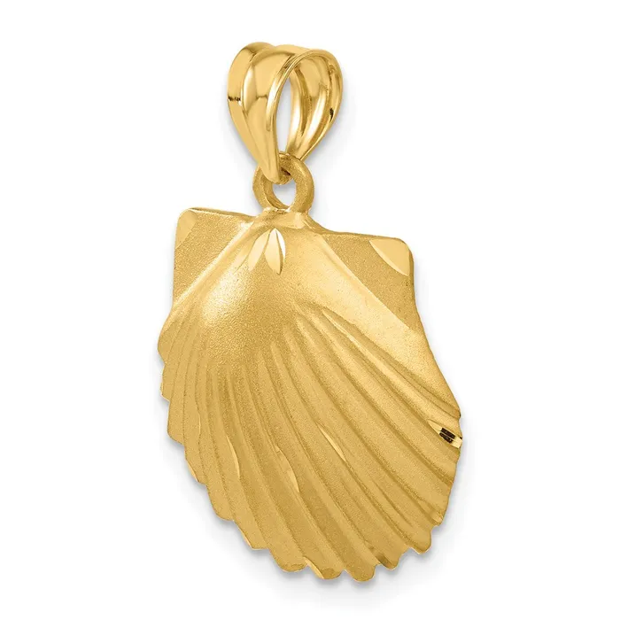Goldia PreStyled Sets 14k Yellow Gold Seashell Pendant