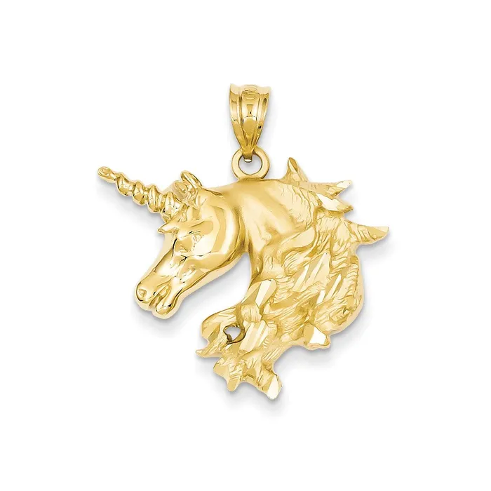 Goldia PreStyled Sets 14k Yellow Gold Unicorn Pendant