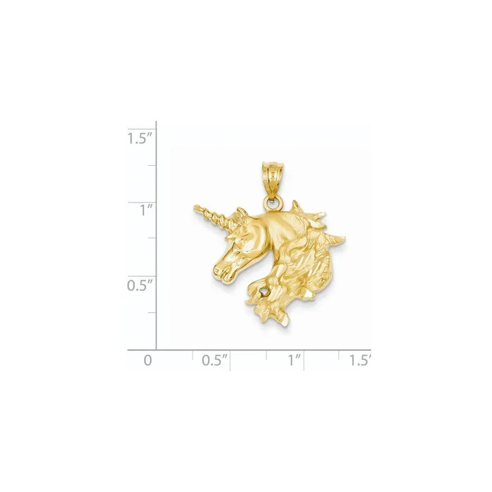 Goldia PreStyled Sets 14k Yellow Gold Unicorn Pendant