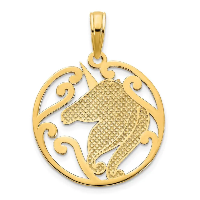 Goldia PreStyled Sets 14k Yellow Gold Unicorn Pendant