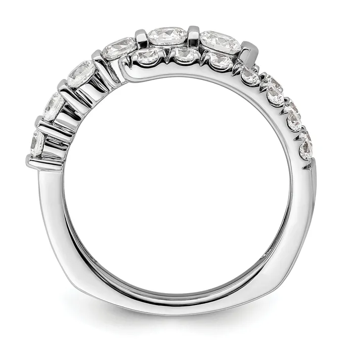 Goldia Rings 14k White Gold 1 38 Ct Lab Grown Diamond VSSI G Fashion Ring