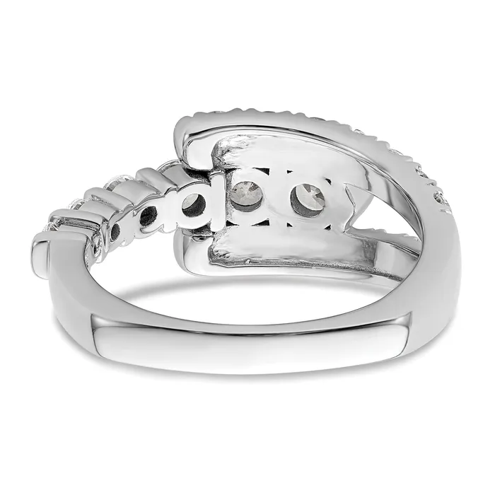 Goldia Rings 14k White Gold 1 38 Ct Lab Grown Diamond VSSI G Fashion Ring