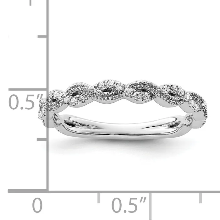 Goldia Rings 14k White Gold 16 Ct Lab Grown Diamond VSSI G Wedding Band Ring