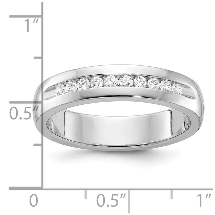 Goldia Rings 14k White Gold Mens 14 carat Diamond Complete Ring