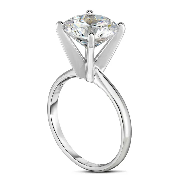 Goldia Rings 35 CT Natural Clarity Enhanced Diamond Solitaire Engagement Ring in Solid 14K White Gold II2 Goldia Rings 35 CT Natural Clarity Enhanced Diamond Solitaire Engagement Ring in Solid 14K White Gold II2