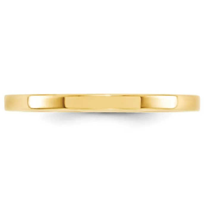 Goldia Rings Solid 10K Yellow Gold 2mm Standard Flat Comfort Fit MensWomens Wedding Band Ring Size 10 Goldia Rings Solid 10K Yellow Gold 2mm Standard Flat Comfort Fit MensWomens Wedding Band Ring Size 10
