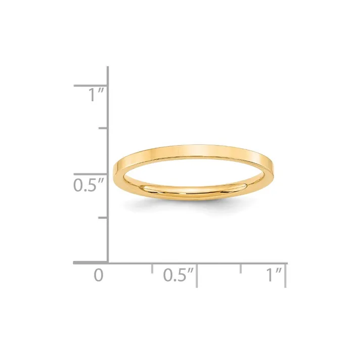Goldia Rings Solid 10K Yellow Gold 2mm Standard Flat Comfort Fit MensWomens Wedding Band Ring Size 10 Goldia Rings Solid 10K Yellow Gold 2mm Standard Flat Comfort Fit MensWomens Wedding Band Ring Size 10