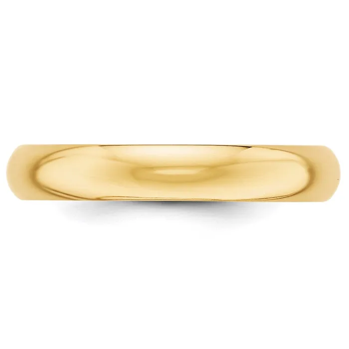 Goldia Rings Solid 10K Yellow Gold 4mm Half Round MensWomens Wedding Band Ring Size 14 Goldia Rings Solid 10K Yellow Gold 4mm Half Round MensWomens Wedding Band Ring Size 14