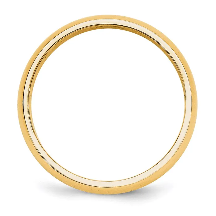 Goldia Rings Solid 10K Yellow Gold 5mm Half Round MensWomens Wedding Band Ring Size 135 Goldia Rings Solid 10K Yellow Gold 5mm Half Round MensWomens Wedding Band Ring Size 135