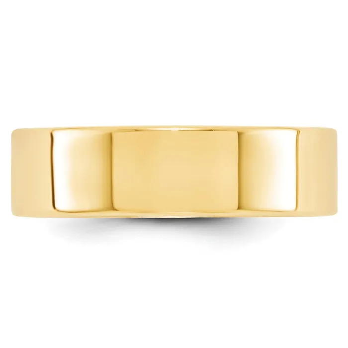 Goldia Rings Solid 10K Yellow Gold 6mm Light Weight Flat MensWomens Wedding Band Ring Size 105 Goldia Rings Solid 10K Yellow Gold 6mm Light Weight Flat MensWomens Wedding Band Ring Size 105