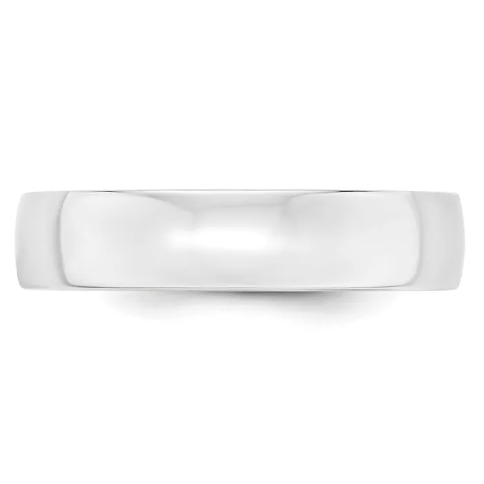 Goldia Rings Solid 14K White Gold 5mm Light Weight Comfort Fit MensWomens Wedding Band Ring Size 9 Goldia Rings Solid 14K White Gold 5mm Light Weight Comfort Fit MensWomens Wedding Band Ring Size 9