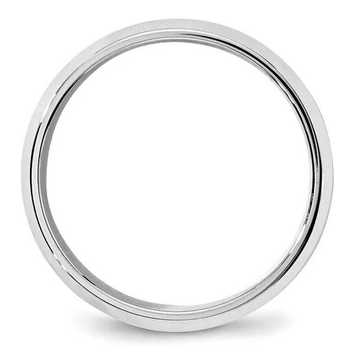 Goldia Rings Solid 14K White Gold 7mm Bevel Edge Comfort Fit MensWomens Wedding Band Ring Size 125 Goldia Rings Solid 14K White Gold 7mm Bevel Edge Comfort Fit MensWomens Wedding Band Ring Size 125