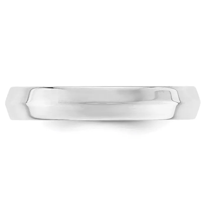 Goldia Rings Solid 18K White Gold 4mm Knife Edge Comfort Fit MensWomens Wedding Band Ring Size 45 Goldia Rings Solid 18K White Gold 4mm Knife Edge Comfort Fit MensWomens Wedding Band Ring Size 45