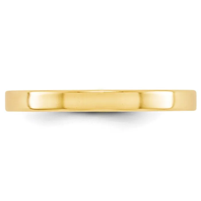 Goldia Rings Solid 18K Yellow Gold 25mm Light Weight Flat MensWomens Wedding Band Ring Size 9 Goldia Rings Solid 18K Yellow Gold 25mm Light Weight Flat MensWomens Wedding Band Ring Size 9