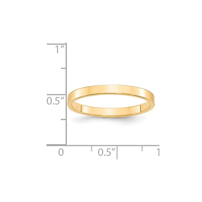 Goldia Rings Solid 18K Yellow Gold 25mm Light Weight Flat MensWomens Wedding Band Ring Size 9 Goldia Rings Solid 18K Yellow Gold 25mm Light Weight Flat MensWomens Wedding Band Ring Size 9