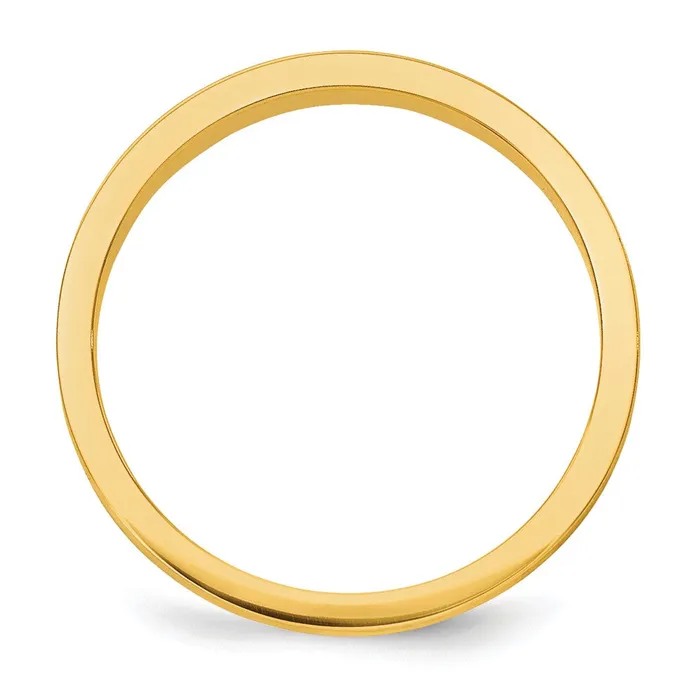 Goldia Rings Solid 18K Yellow Gold 3mm Tapered Satin MensWomens Wedding Band Ring Size 55 Goldia Rings Solid 18K Yellow Gold 3mm Tapered Satin MensWomens Wedding Band Ring Size 55