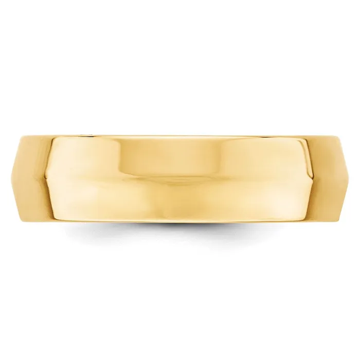 Goldia Rings Solid 18K Yellow Gold 6mm Knife Edge Comfort Fit MensWomens Wedding Band Ring Size 115 Goldia Rings Solid 18K Yellow Gold 6mm Knife Edge Comfort Fit MensWomens Wedding Band Ring Size 115