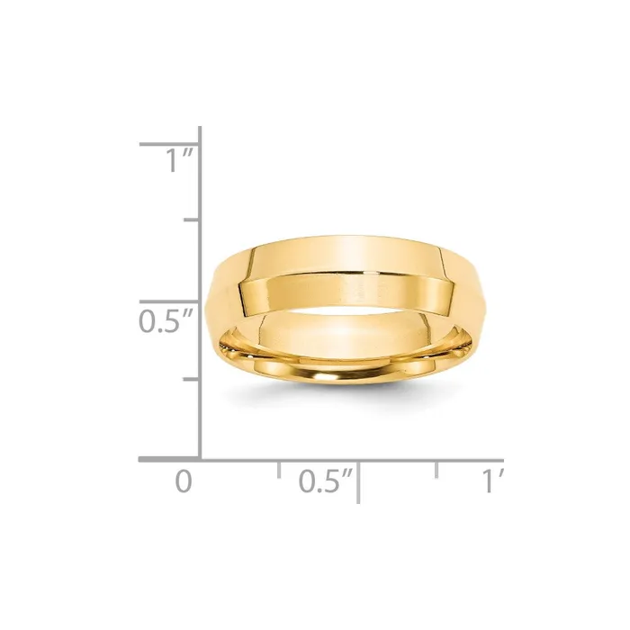 Goldia Rings Solid 18K Yellow Gold 6mm Knife Edge Comfort Fit MensWomens Wedding Band Ring Size 115 Goldia Rings Solid 18K Yellow Gold 6mm Knife Edge Comfort Fit MensWomens Wedding Band Ring Size 115