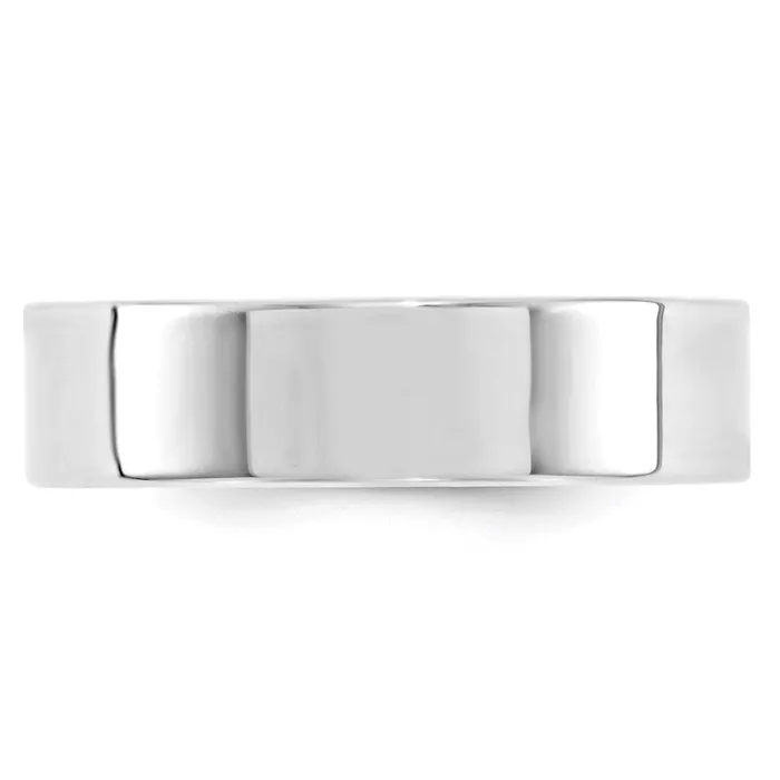 Goldia Solid 14K White Gold 6mm Standard Flat Comfort Fit MensWomens Wedding Band Ring Size 115 Rings Goldia Solid 14K White Gold 6mm Standard Flat Comfort Fit MensWomens Wedding Band Ring Size 115 Rings