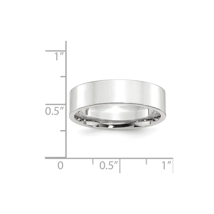 Goldia Solid 14K White Gold 6mm Standard Flat Comfort Fit MensWomens Wedding Band Ring Size 115 Rings Goldia Solid 14K White Gold 6mm Standard Flat Comfort Fit MensWomens Wedding Band Ring Size 115 Rings