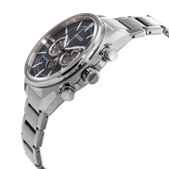 JMS always Bracelets Original Citizen EcoDrive Chronograph Blue Dial Stainless Steel Mens Watch CA428053L JMS always Bracelets Original Citizen EcoDrive Chronograph Blue Dial Stainless Steel Mens Watch CA428053L