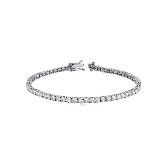 JMS always Bracelets Original Maulijewels 600 Carat Natural White Diamond GH I1I2 IGL Lab Certified Tennis Bracelet In 14K Solid White Gold With Secure Lock JMS always Bracelets Original Maulijewels 600 Carat Natural White Diamond GH I1I2 IGL Lab Certified Tennis Bracelet In 14K Solid White Gold With Secure Lock
