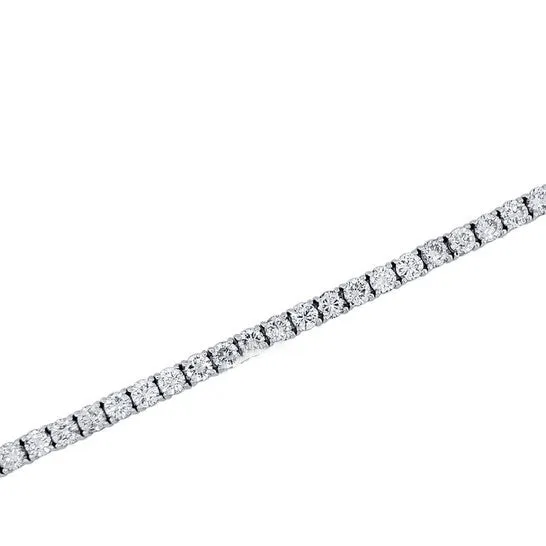 JMS always Bracelets Original Maulijewels 600 Carat Natural White Diamond GH I1I2 IGL Lab Certified Tennis Bracelet In 14K Solid White Gold With Secure Lock JMS always Bracelets Original Maulijewels 600 Carat Natural White Diamond GH I1I2 IGL Lab Certified Tennis Bracelet In 14K Solid White Gold With Secure Lock