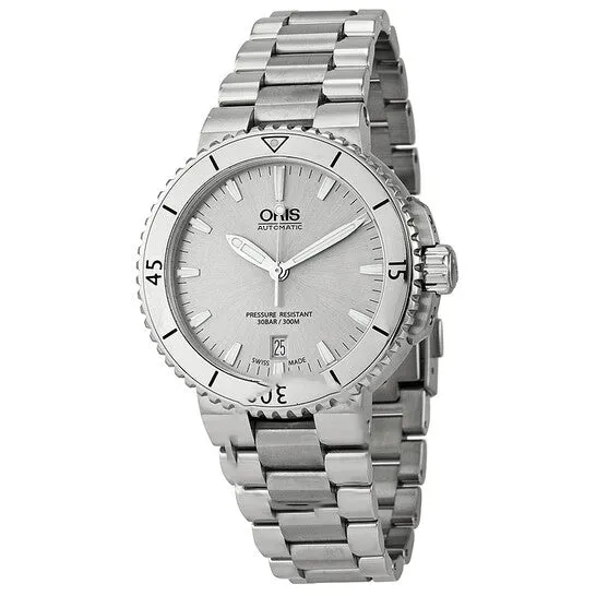 JMS always Bracelets Original Oris Aquis Date Silver Dial Stainless Steel Mens Watch 01 733 7676 414107 8 21 10P JMS always Bracelets Original Oris Aquis Date Silver Dial Stainless Steel Mens Watch 01 733 7676 414107 8 21 10P