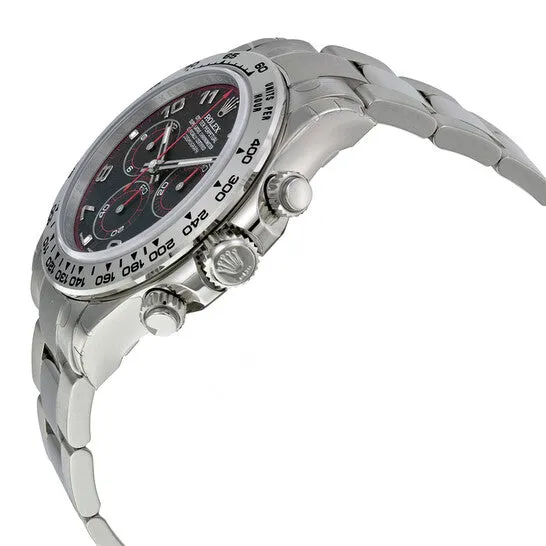 JMS always Bracelets Original Rolex Cosmograph Daytona Black Dial 18K White Gold Oyster Bracelet Automatic Mens Watch 116509BKAO JMS always Bracelets Original Rolex Cosmograph Daytona Black Dial 18K White Gold Oyster Bracelet Automatic Mens Watch 116509BKAO