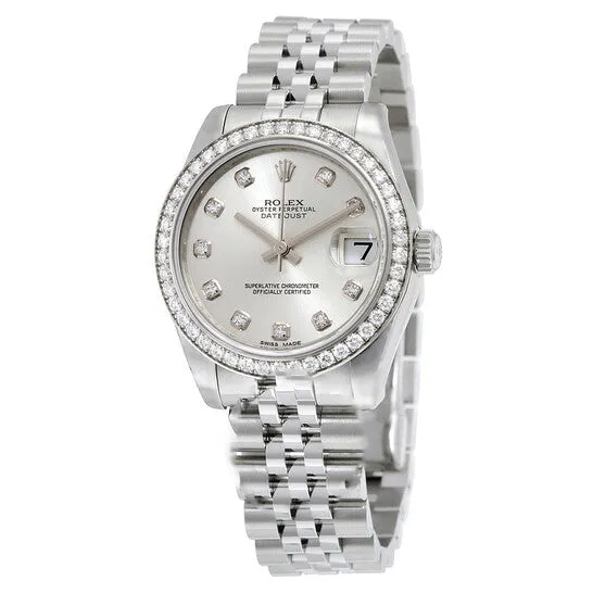 JMS always Bracelets Original Rolex Datejust Lady 31 Silver Dial Stainless Steel Jubilee Bracelet Automatic Watch 178384SDJ