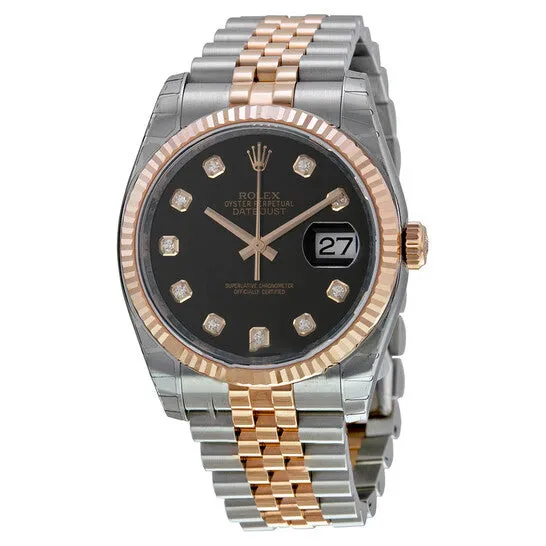 JMS always Bracelets Original Rolex Oyster Perpetual Datejust 36 Black Dial Stainless Steel and 18K Everose Gold Jubilee Bracelet Automatic Mens Watch 116231BKDJ JMS always Bracelets Original Rolex Oyster Perpetual Datejust 36 Black Dial Stainless Steel and 18K Everose Gold Jubilee Bracelet Automatic Mens Watch 116231BKDJ